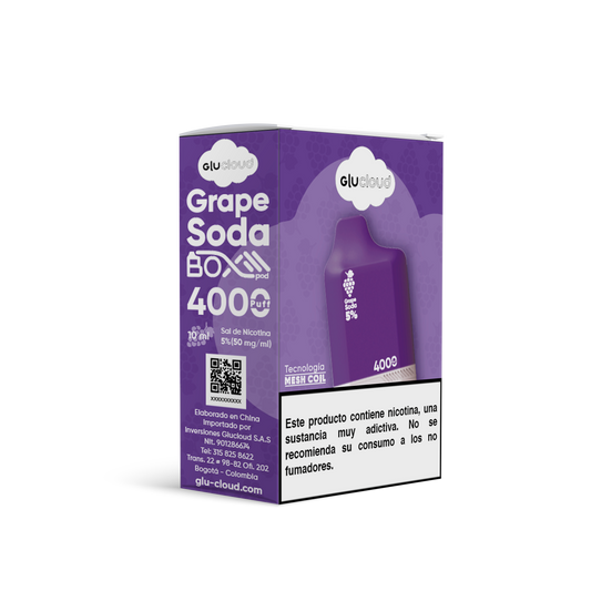 Glucloud Boxpod Grape Soda